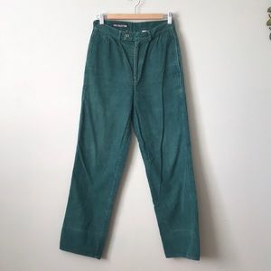 Men’s vintage green corduroy  pants